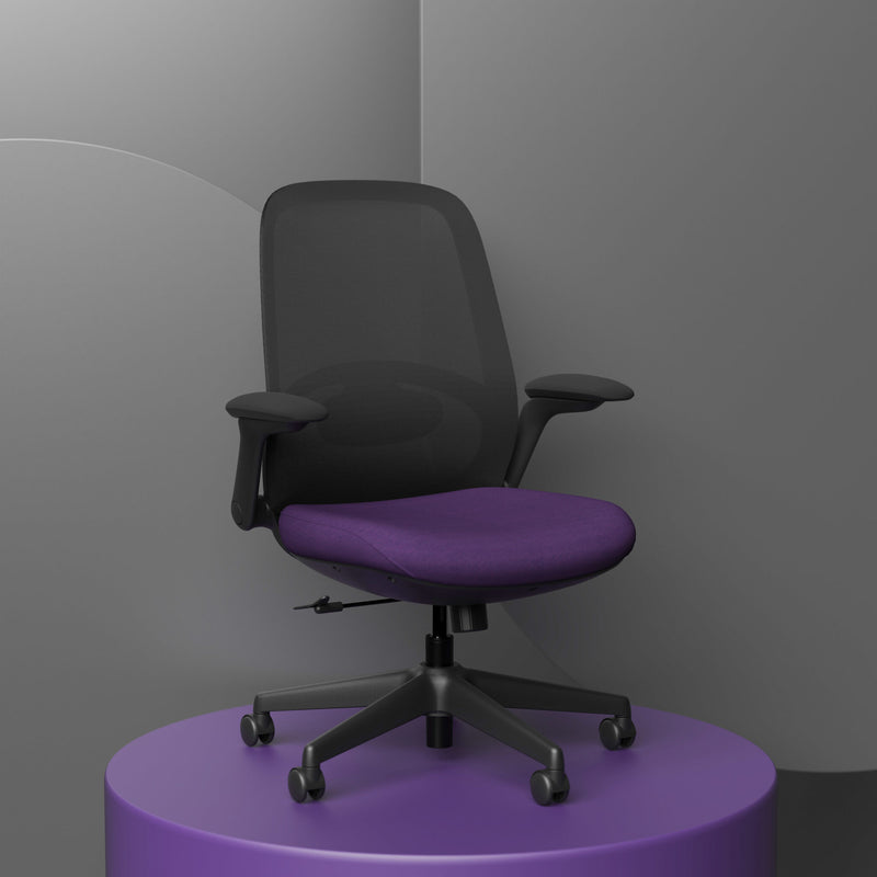 Dynamic Crew 2 Medium Mesh Back Task Operator Chair - Black