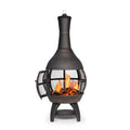 Deluxe 360° Chiminea / Fire Pit / Outdoor Heater - Antique Bronze | Dellonda DG112