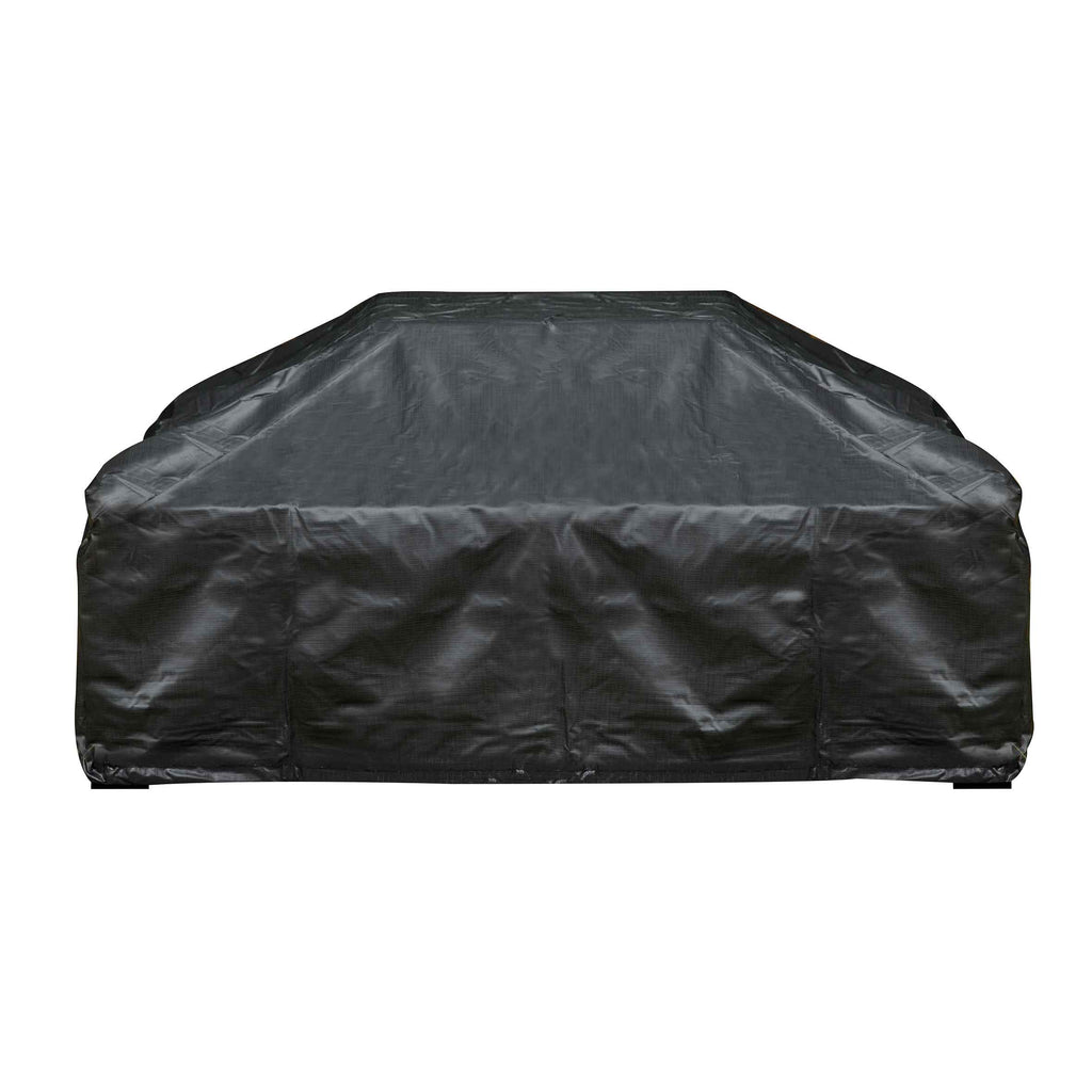 Heavy Duty Waterproof PVC Fire Pit Cover with Drawstrings | Dellonda DG119