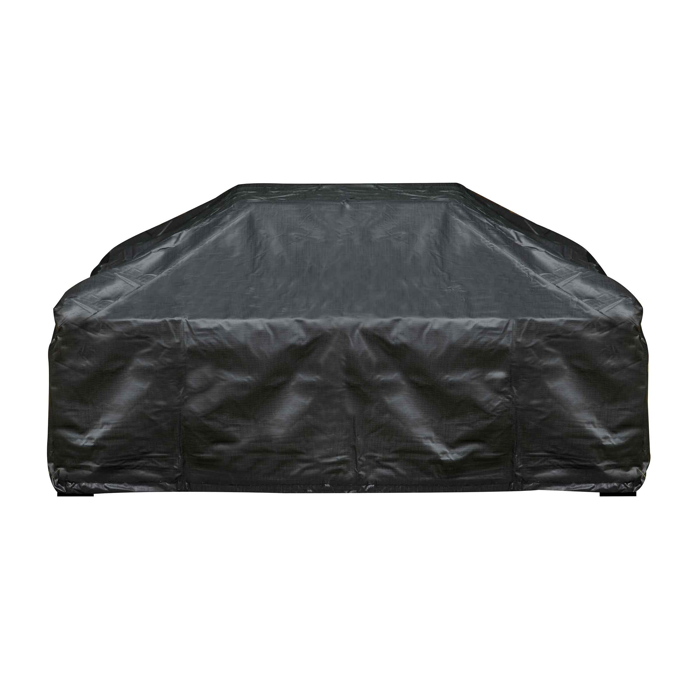 Heavy Duty Waterproof PVC Fire Pit Cover with Drawstrings | Dellonda DG119