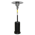13kW Outdoor Garden Gas Patio Heater - Black | Dellonda DG1