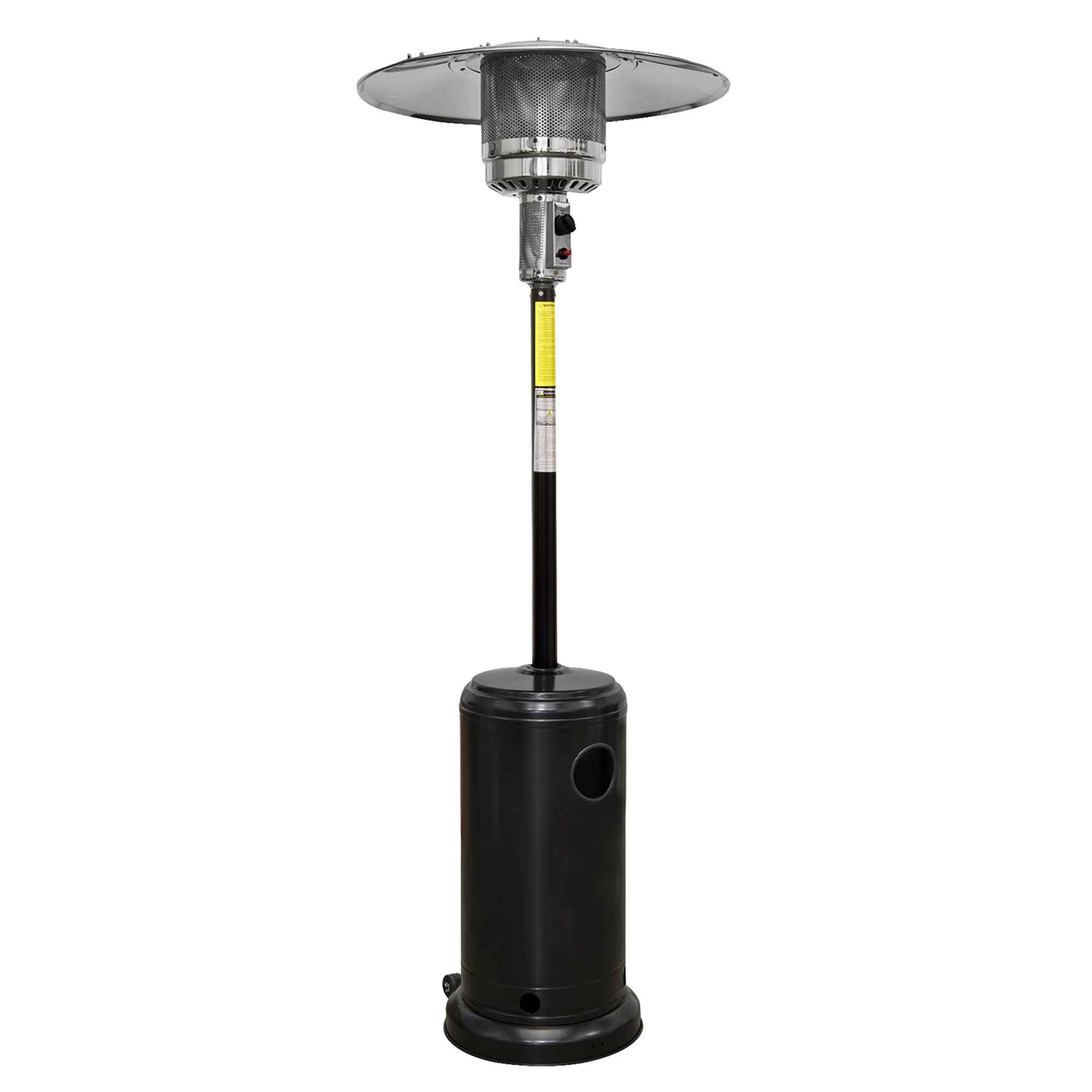 13kW Outdoor Garden Gas Patio Heater - Black | Dellonda DG1