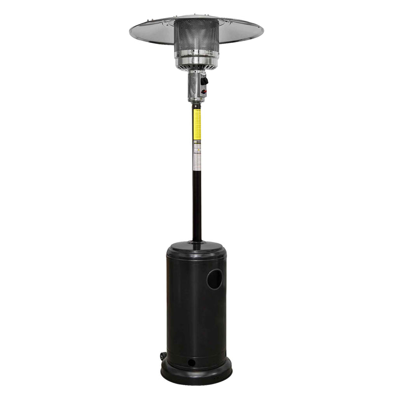 13kW Outdoor Garden Gas Patio Heater - Black | Dellonda DG1