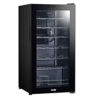 Baridi 28 Bottle Wine Fridge with Digital Touch Screen & LED Light - Black | DH10 in use