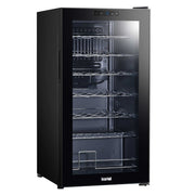 Baridi 28 Bottle Wine Fridge with Digital Touch Screen & LED Light - Black | DH10 in use