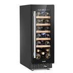 Baridi 20 Bottle Slim Built-In Wine Cooler with Digital Touchscreen - Black | DH203