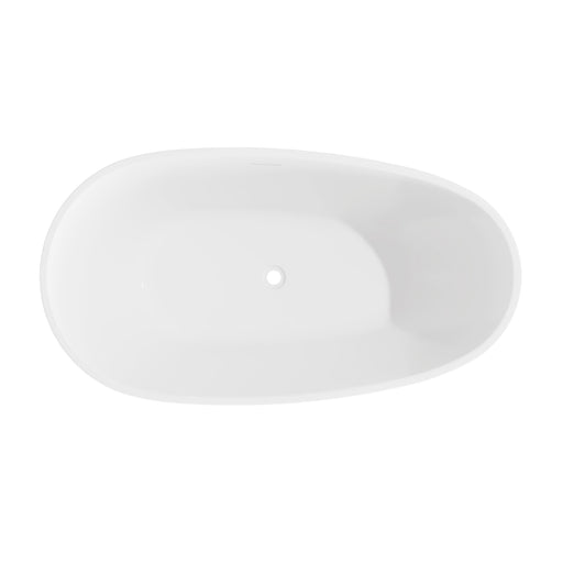 Baridi Double-Ended Slim Rim Bath with Overflow System 140cm, Gloss White - DH415 lifestyle