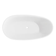 Baridi Double-Ended Slim Rim Bath with Overflow System 160cm, Gloss White - DH417 lifestyle