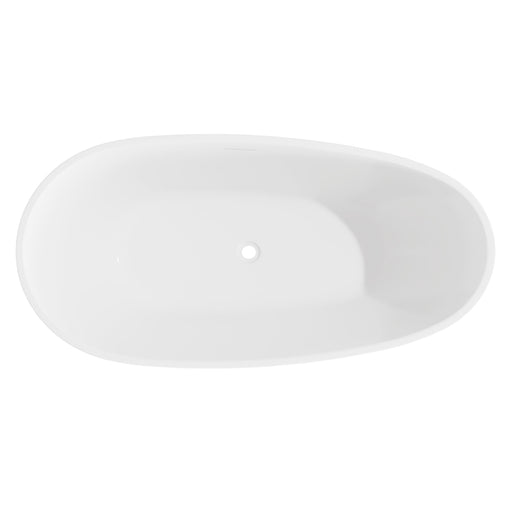 Baridi Double-Ended Slim Rim Bath with Overflow System 170cm, Gloss White - DH418 lifestyle