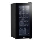 Baridi 18 Bottle Wine Fridge with Digital Touch Screen & LED Light - Black | DH6 in use