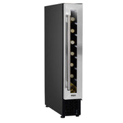 Baridi 7 Bottle Extra-Slim Undercounter Wine Fridge with Touch Screen - Stainless Steel | DH77