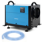 50/70L/Day Crawl Space Dehumidifier with 3 Modes and 24H Timer-Blue-50L