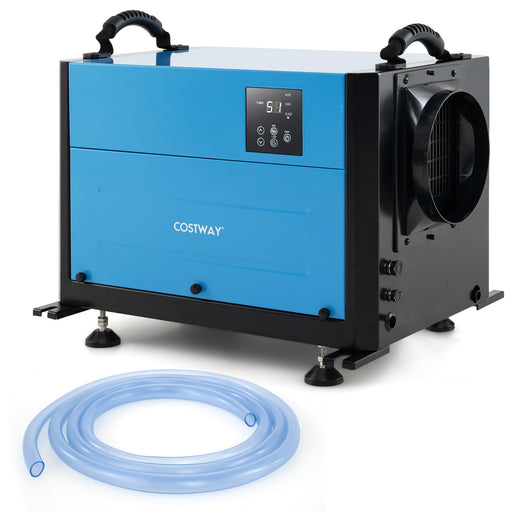 50/70L/Day Crawl Space Dehumidifier with 3 Modes and 24H Timer-Blue-50L