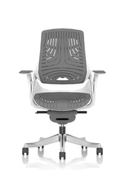Zure Executive Chair - Elastomer Grey angle