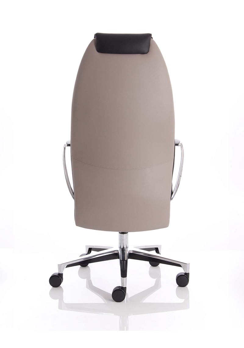 Mien Executive Chair - Black and Mink detail