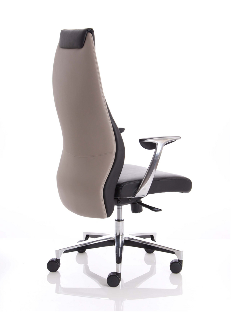 Mien Executive Chair - Black and Mink side