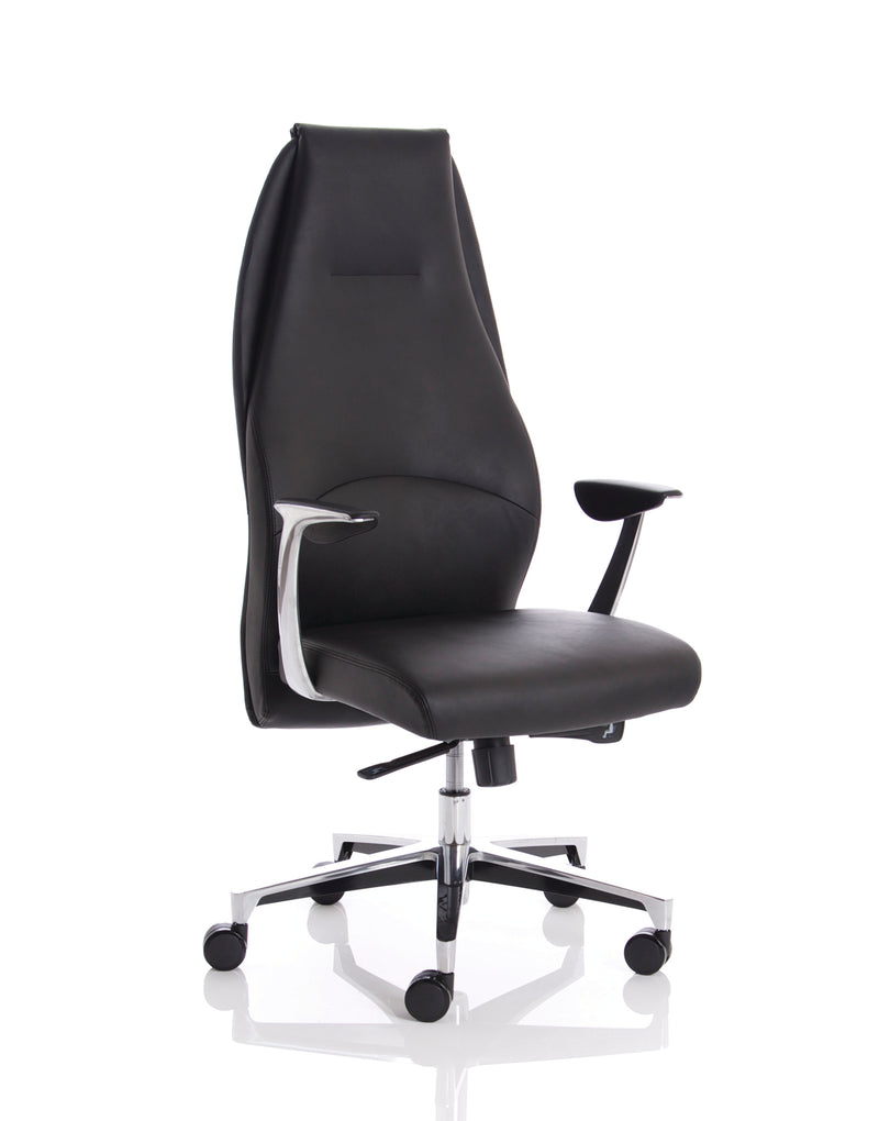 Mien High Back Leather Executive Office Chair with Arms