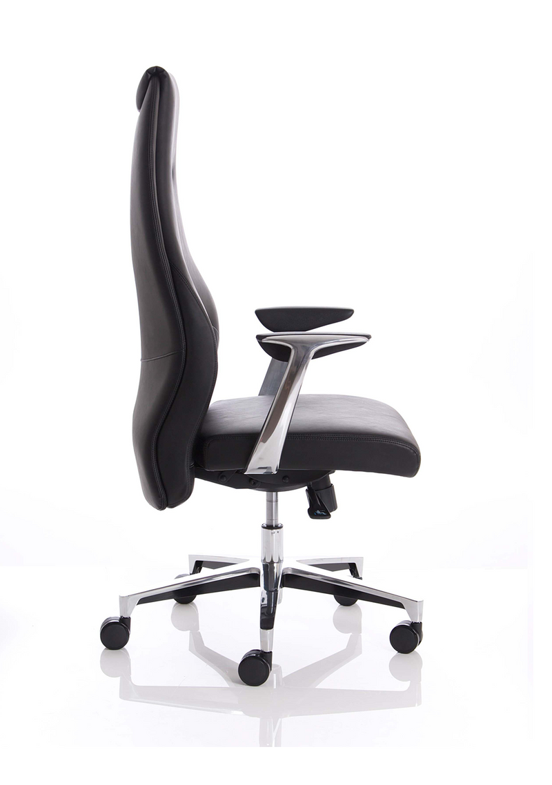 Mien Executive Chair - Black Leather angle