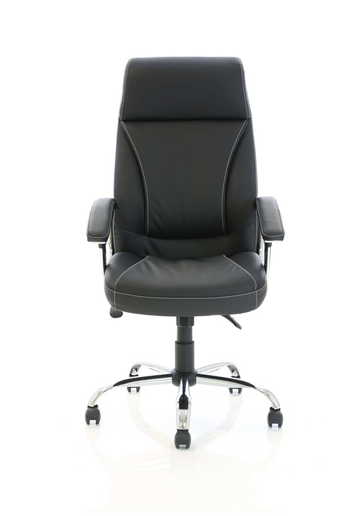 Penza Executive Chair - Black Leather angle