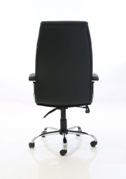Penza Executive Chair - Black Leather side