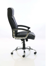 Penza Executive Chair - Black Leather back view