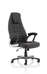 Metropolis Executive Chair - Black Leather