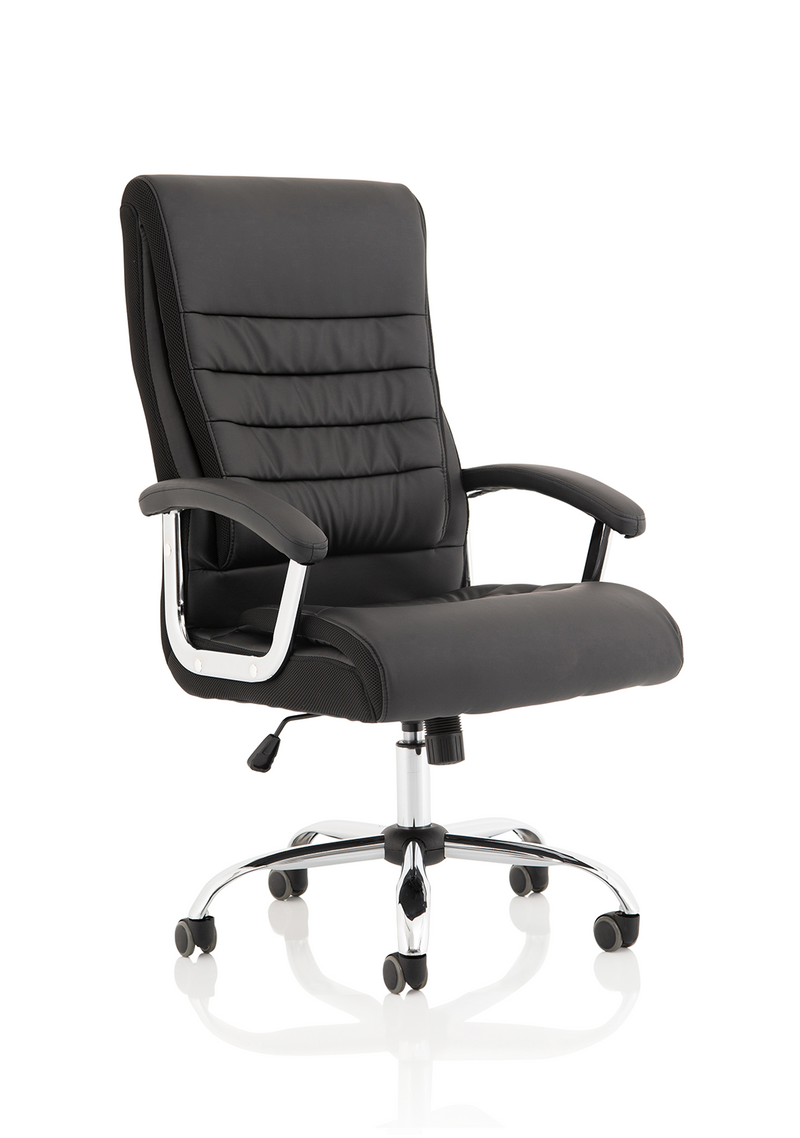 Dallas Executive Chair - Black Leather