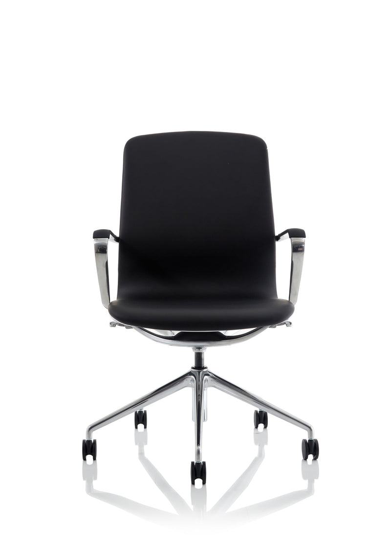 Lucia Executive Chair - Chrome angle