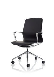 Lucia Executive Chair - Chrome side