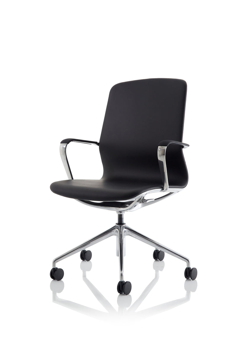 Lucia Executive Chair - Chrome side