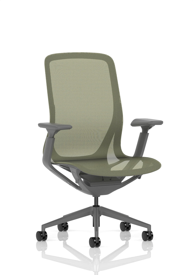 Lumo Executive Chair - Shadow Grey with Headrest
