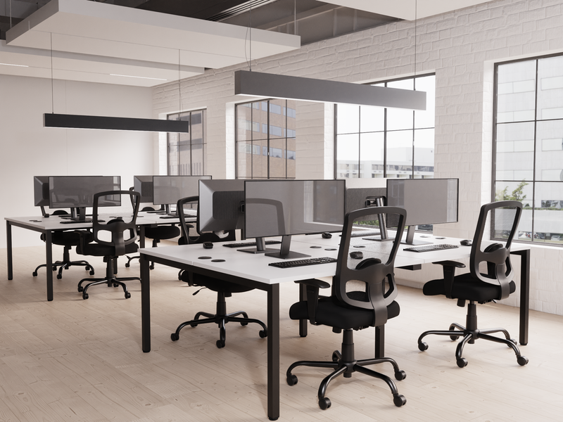 Portland HD High Back Heavy Duty Task Operator Office Chair with Arms