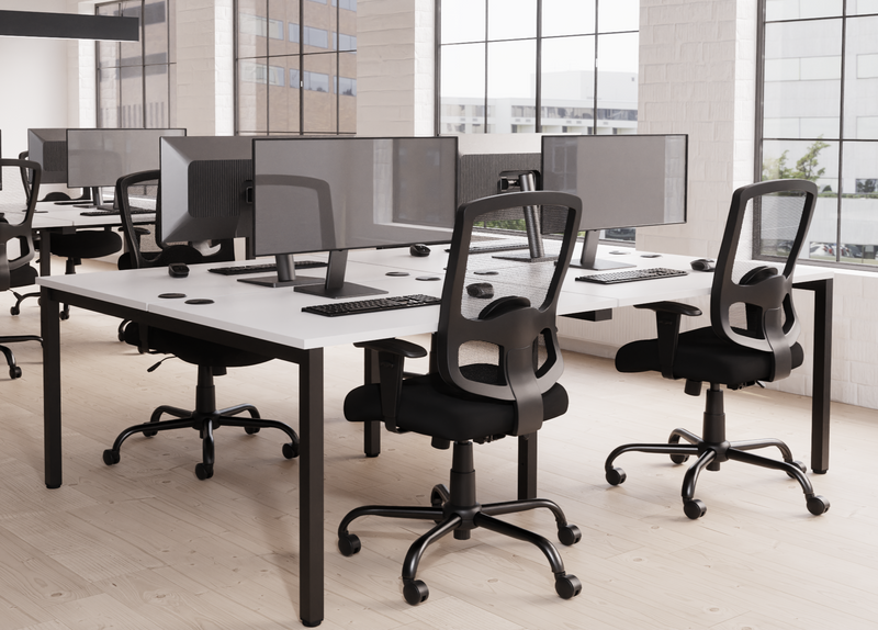 Portland HD High Back Heavy Duty Task Operator Office Chair with Arms