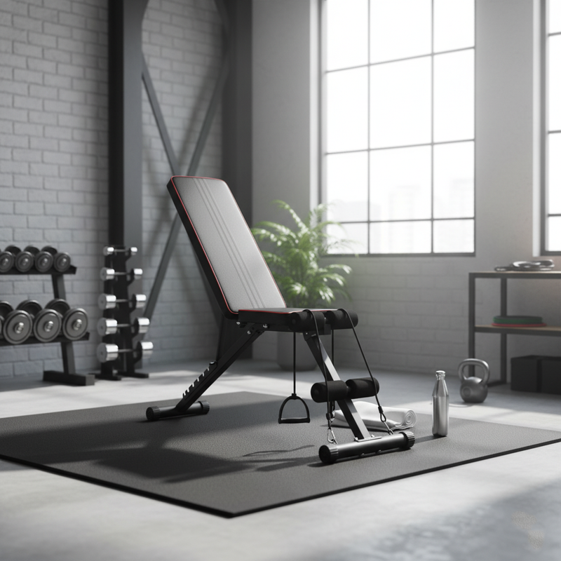 Sharkpower Foldable Adjustable Workout Bench for Home Gym - image 11