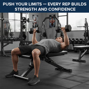 Sharkpower Foldable Adjustable Workout Bench for Home Gym - image 3