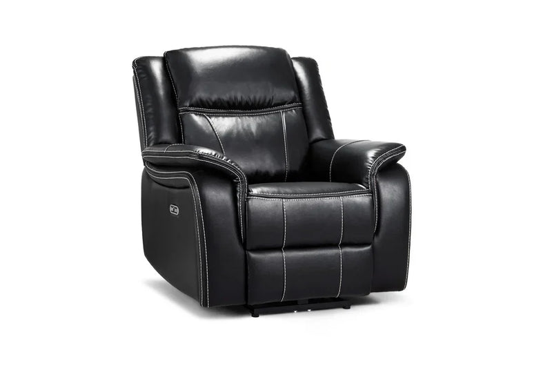 Galaxy Tech Electric Recliner Armchair: USB Ports,  Leather - image 3