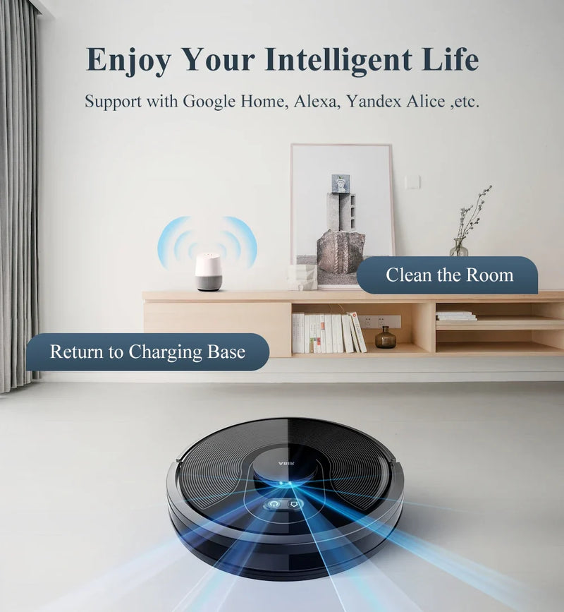 ABIR X8 Robot Vacuum Cleaner ,Laser System, Multiple Floors Maps, Zone Cleaning,Restricted Area Setting for Home Carpet Cleaning - image 31