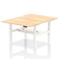 Dynamic Air Back-to-Back Height Adjustable Bench Desk - 2 Person