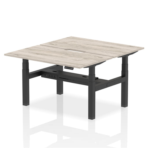 Dynamic Air Back-to-Back Scalloped Edge Bench Desk 2 Person