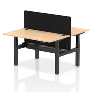 Dynamic Air Back-to-Back Bench Desk 2 Person with Screen