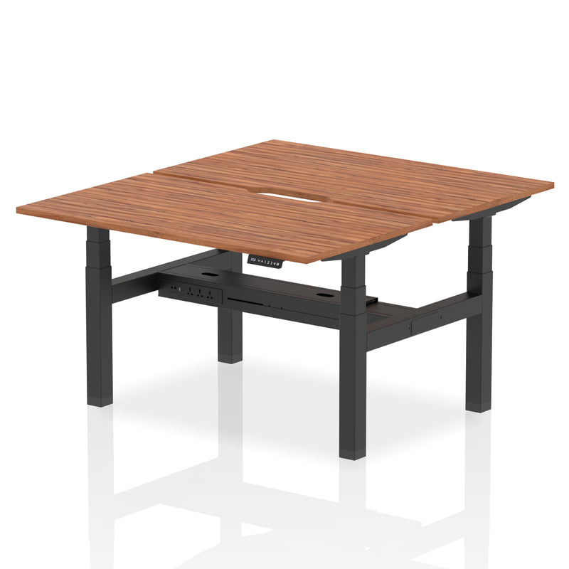 Dynamic Air Back-to-Back Scalloped Edge Bench Desk 2 Person