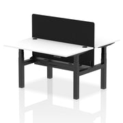 Dynamic Air Back-to-Back Bench Desk 2 Person with Screen