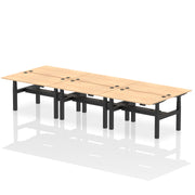 Dynamic Air Back-to-Back Bench Desk 6 Person