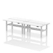 Dynamic Air Back-to-Back Slimline Bench Desk 4 Person