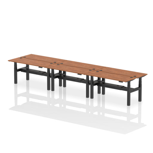 Dynamic Air Back-to-Back Slimline Bench Desk 6 Person