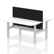 Dynamic Air Back-to-Back Bench Desk 2 Person with Screen