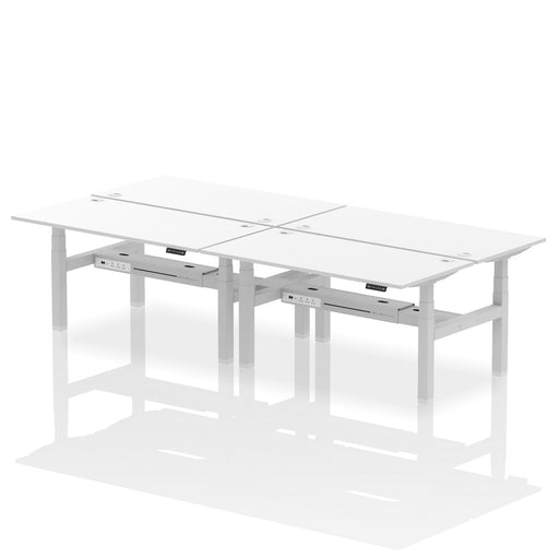 Dynamic Air Back-to-Back Bench Desk 4 Person