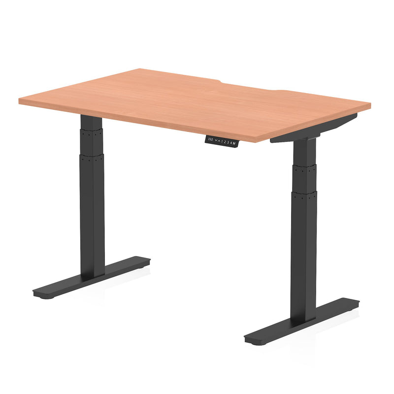 Dynamic Air Scalloped Edge desk in Beech, 1200mm