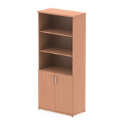 Impulse Open Shelves Cupboard - Beech - Door Beech - Homesplex