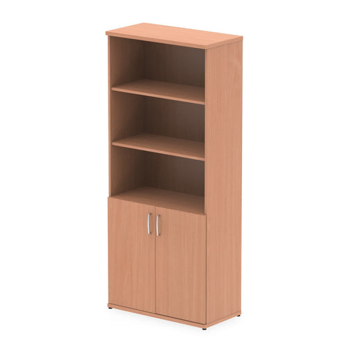 Impulse Open Shelves Cupboard - Beech - Door Beech - Homesplex